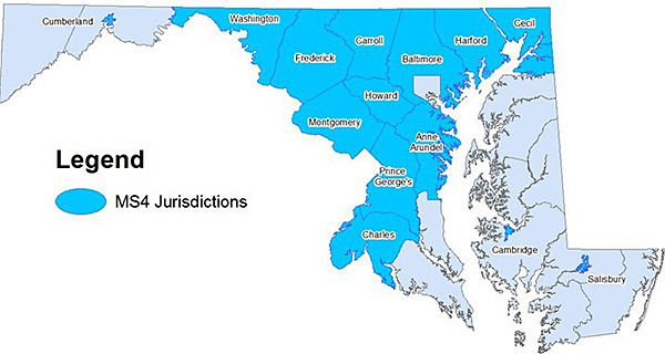 Maryland MS4 jurisdictions