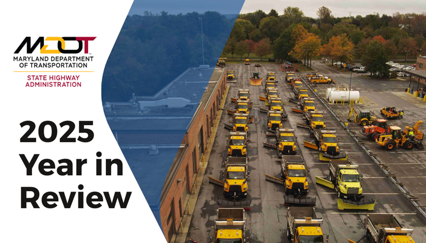 2025 MDOT SHA Annual Report cover