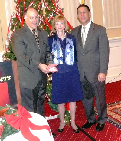 Former State Delegate Bill Bronrott received the Kevin E. Quinlan Advocacy Award and appears here with Mrs. Kevin Quinlan and the Lt. Governor.