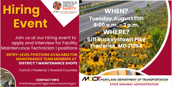 Get a job in Frederick County