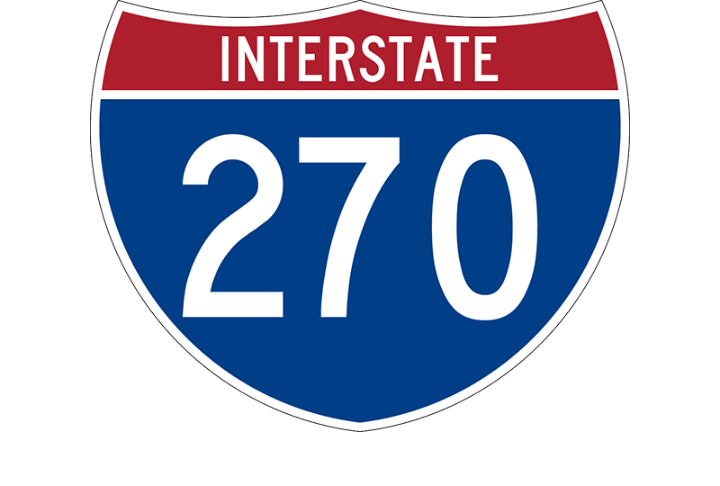 Sign for I-270