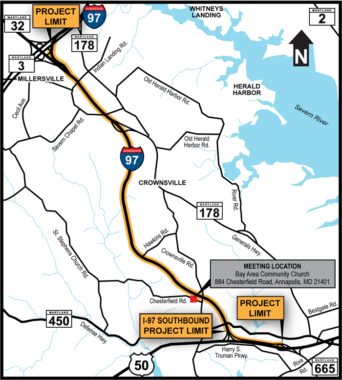 I-97 improvement project and public meeting