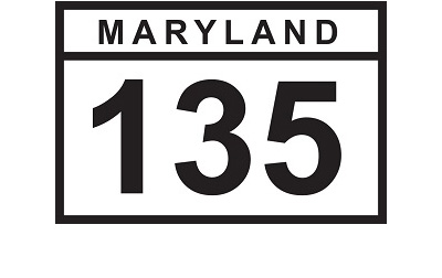 MD 135 sign