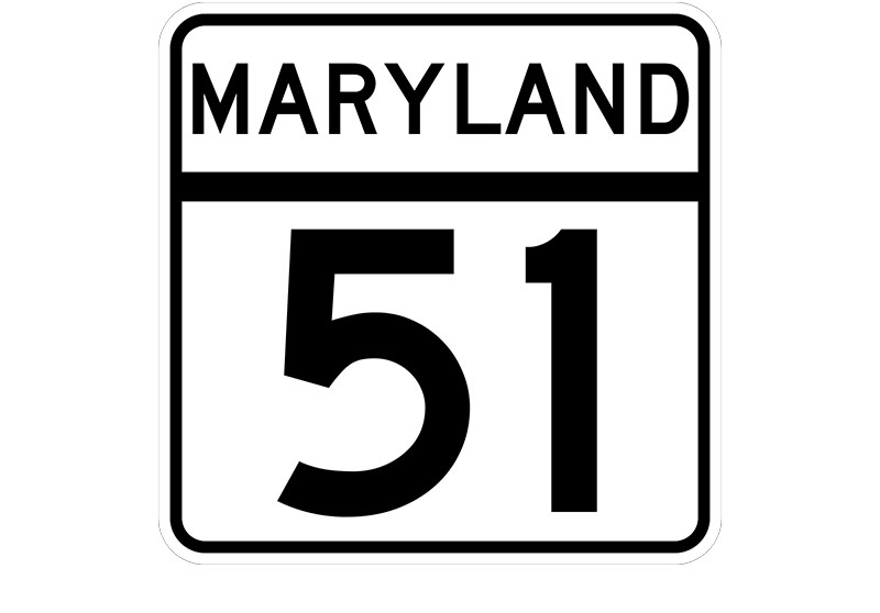 MD 51 sign