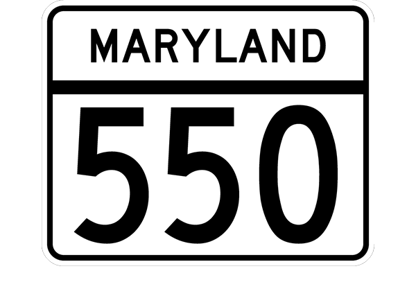MD 550 sign