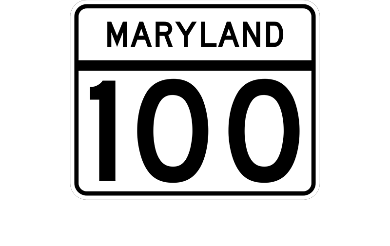 MD 100 sign