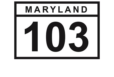 MD 103 sign