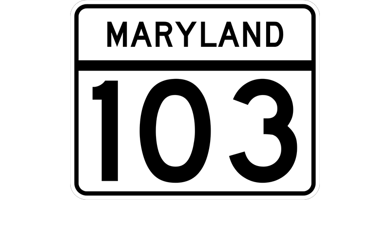 MD 103 sign
