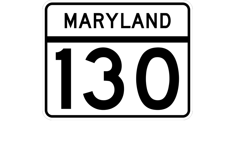 MD 130 sign