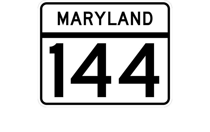 MD 144 sign