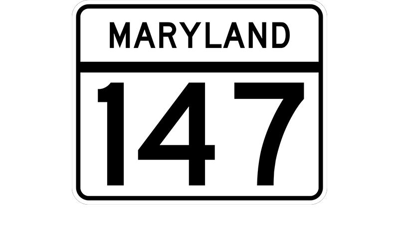 MD 147 sign
