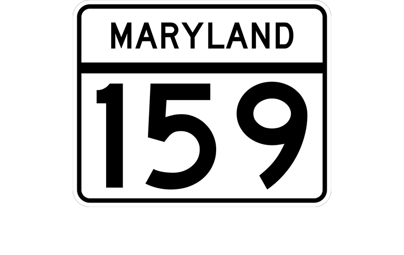 MD 159 sign
