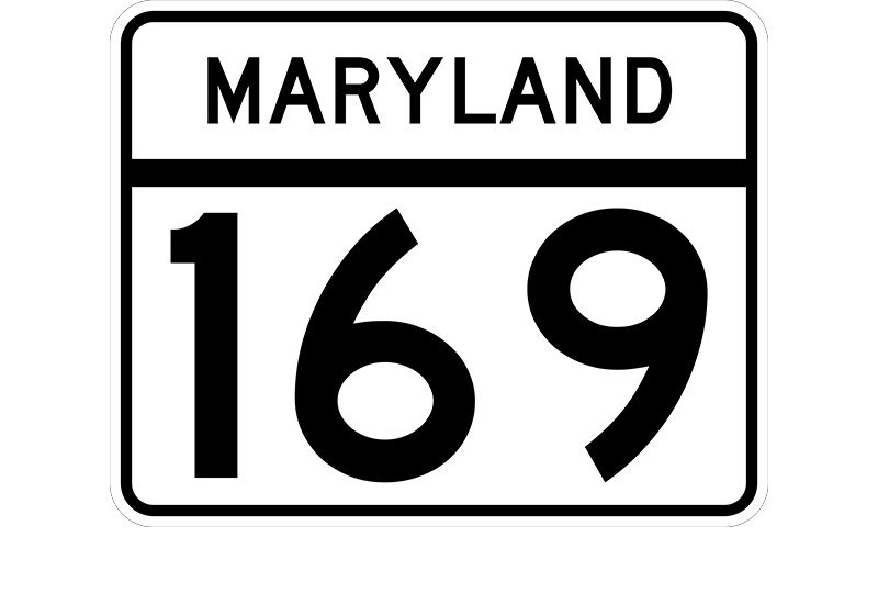 MD 169 sign