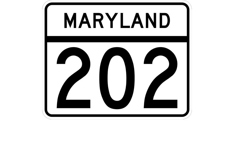 MD 202 sign
