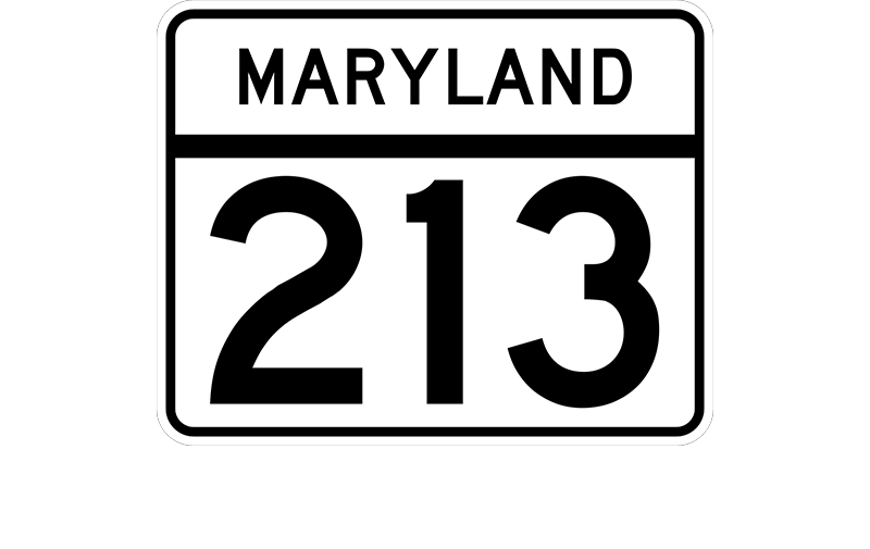 MD 213 sign