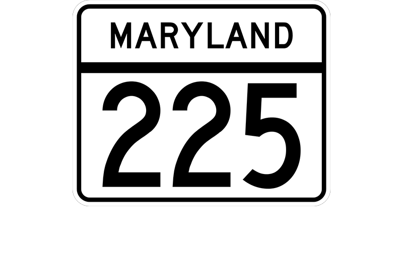 MD 225 sign