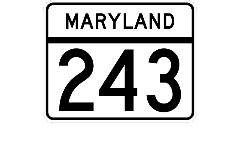 MD 243 sign