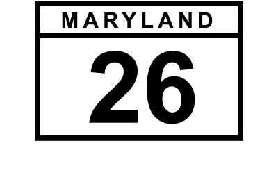 MD 26 sign