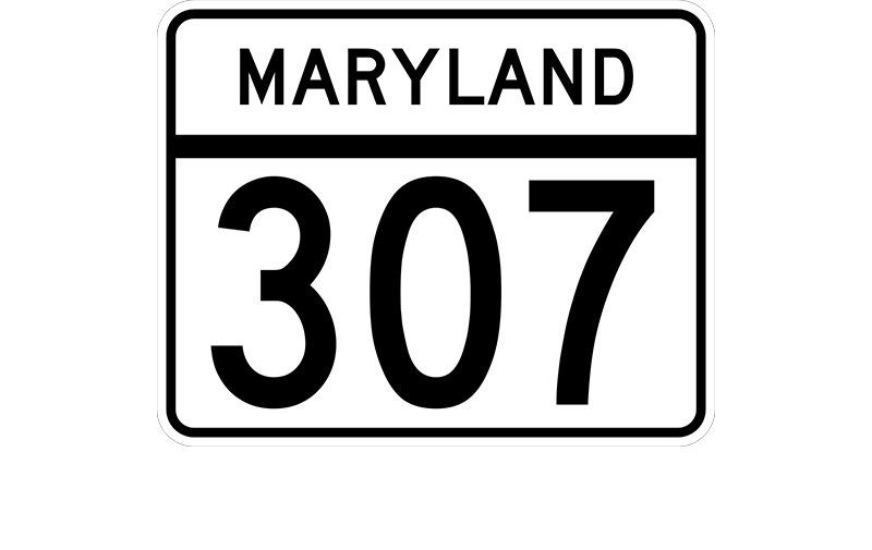 MD 307 sign