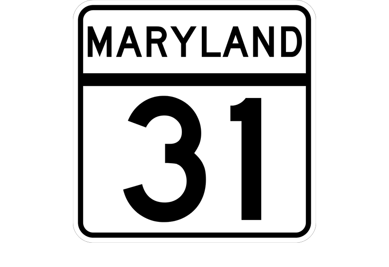 MD 31 sign