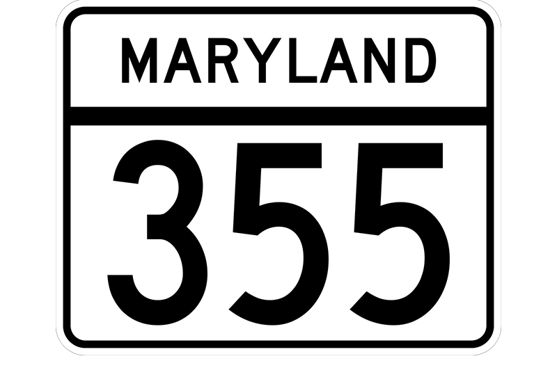 MD 355 sign