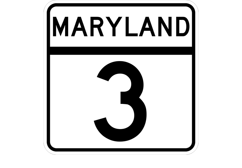 MD 3 sign