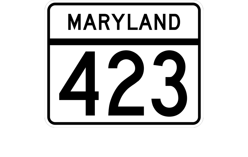 MD 423 sign