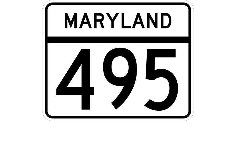 MD 495 sign