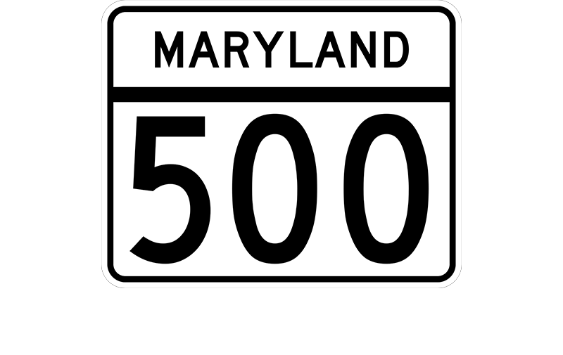 MD 500 sign