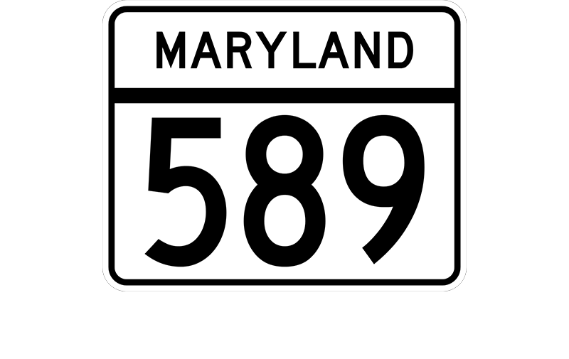 MD 589 sign