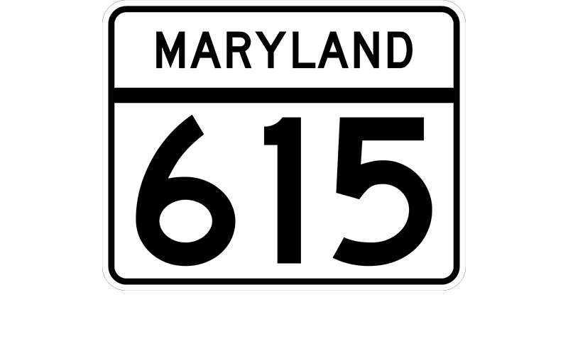 MD 615 sign