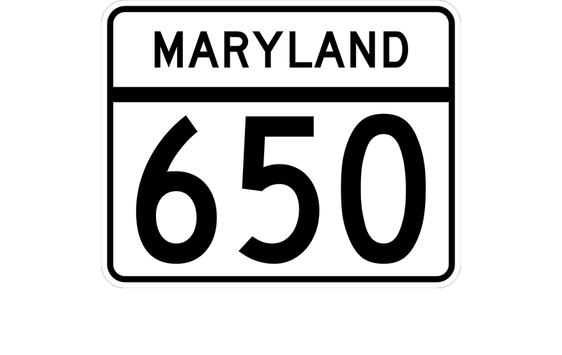 MD 650 sign