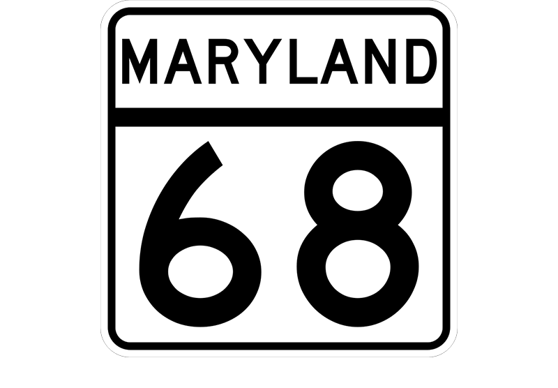 MD 68 sign