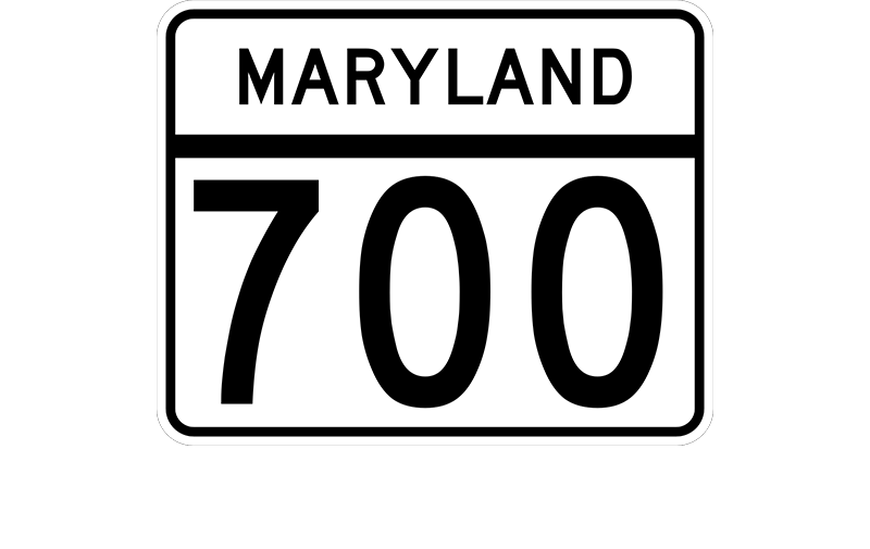 MD 700 sign