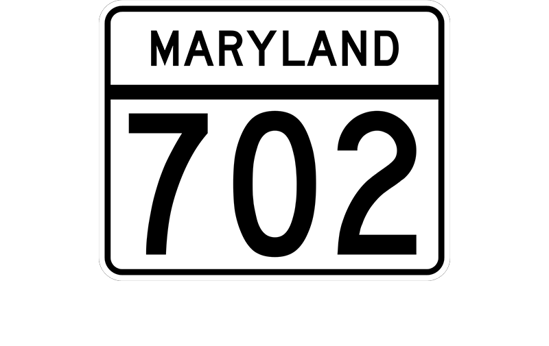 MD 702 sign