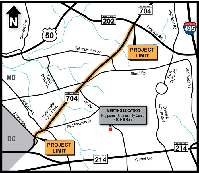 MD 704 public safety meeting and project