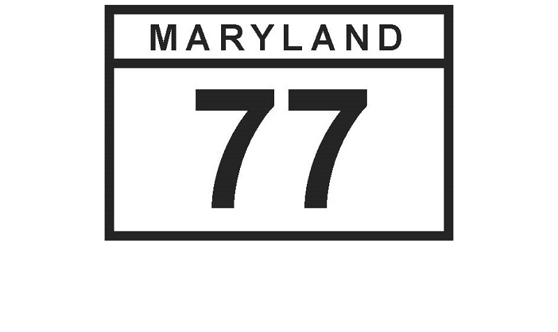 MD 77 sign