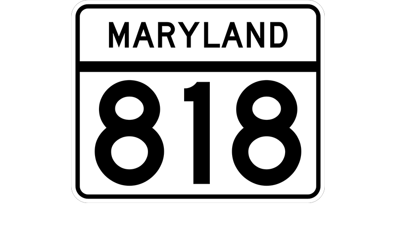 MD-818 sign