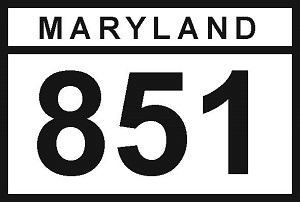 MD 851 sign