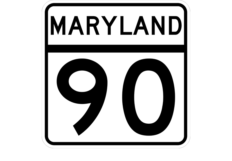 MD 90 sign