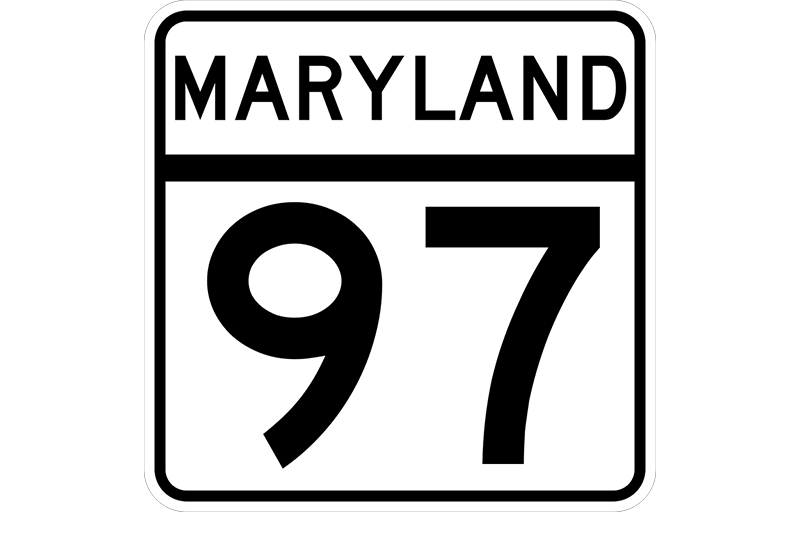 MD 97 sign