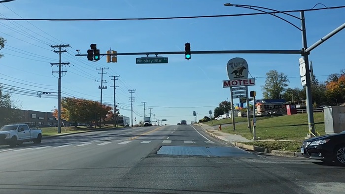 US 1 at Whiskey Bottom Road intersection