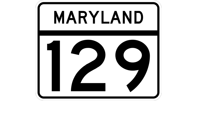 MD 129 sign