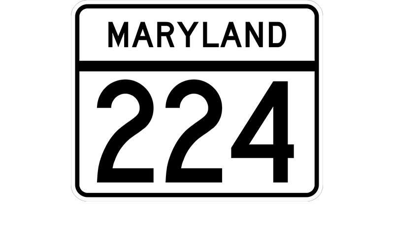 MD 224 sign