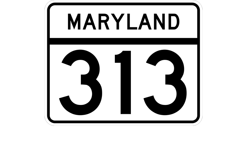 MD 313 sign