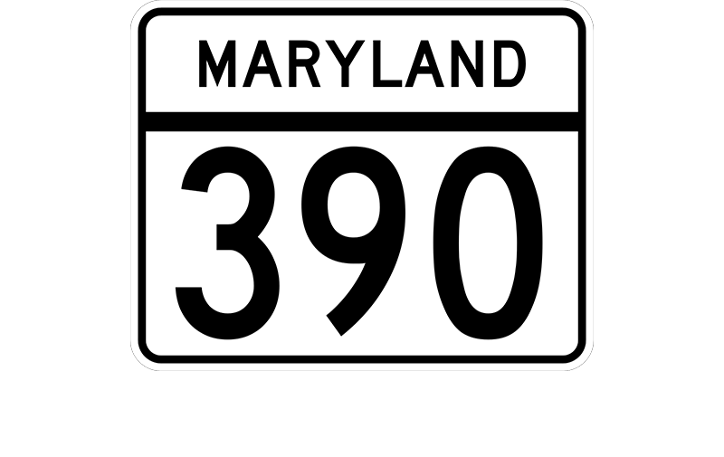 MD 390 sign