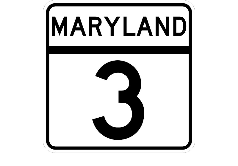 MD 3 sign